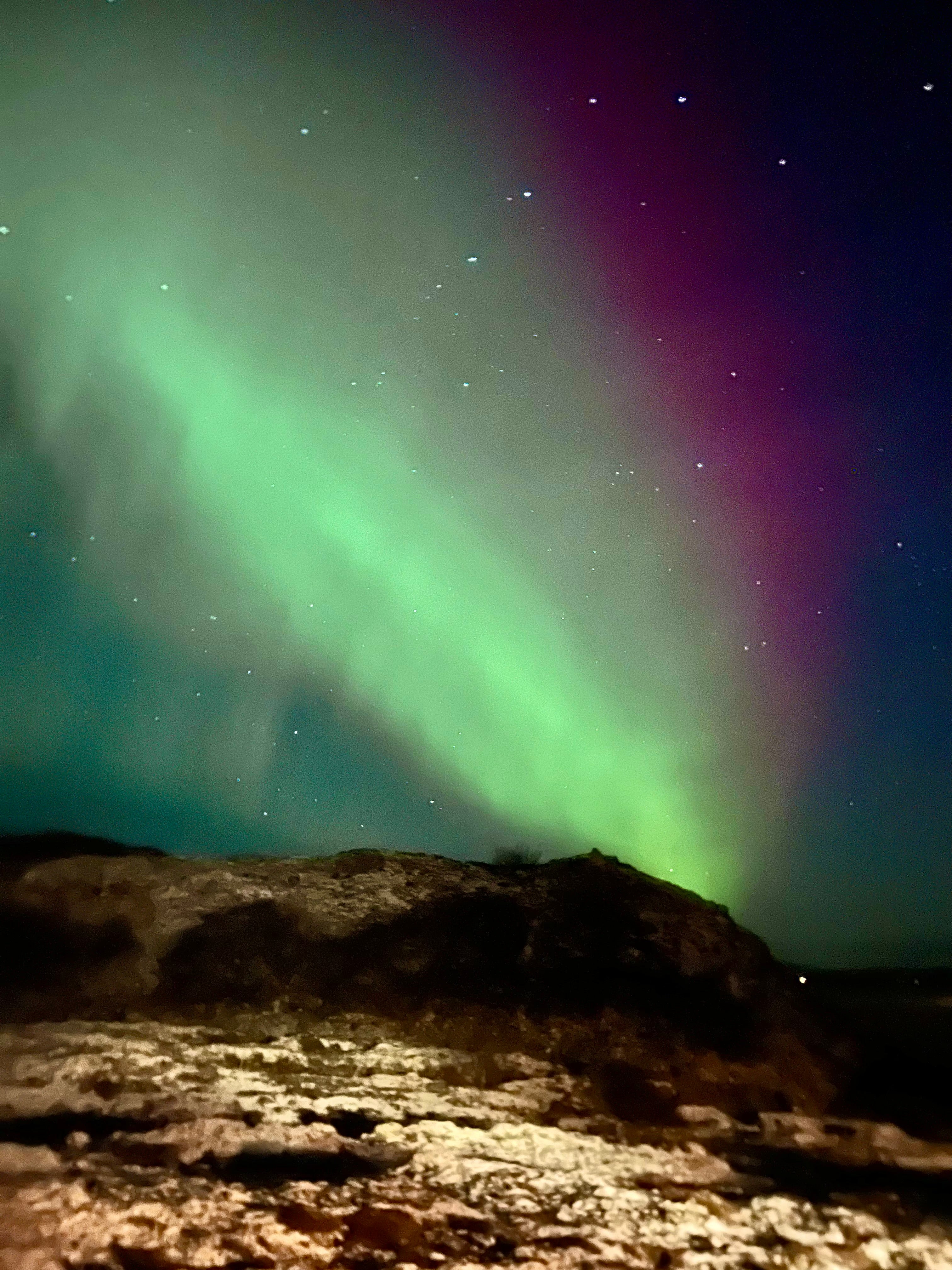 Northern lights in Iceland